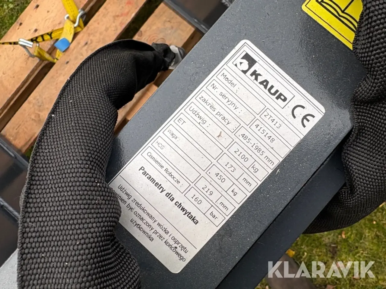 Billede 4 - Papir balle klemme til Weidemann