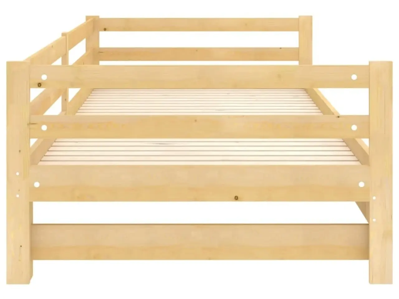 Billede 8 - Daybed med udtræk 2x(90x200) cm massivt fyrretræ