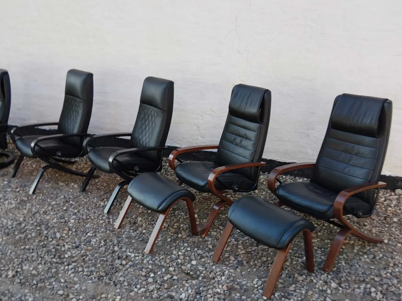 Billede 9 - Stressless, Hjort Knudsen, Farstrup læder lænestol