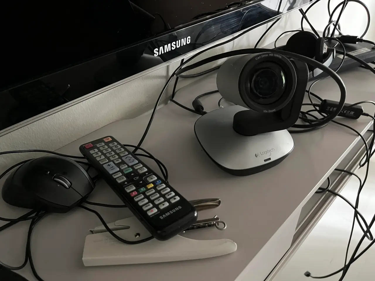 Billede 4 - 55* Samsung Mødeset m.webcam og underskab