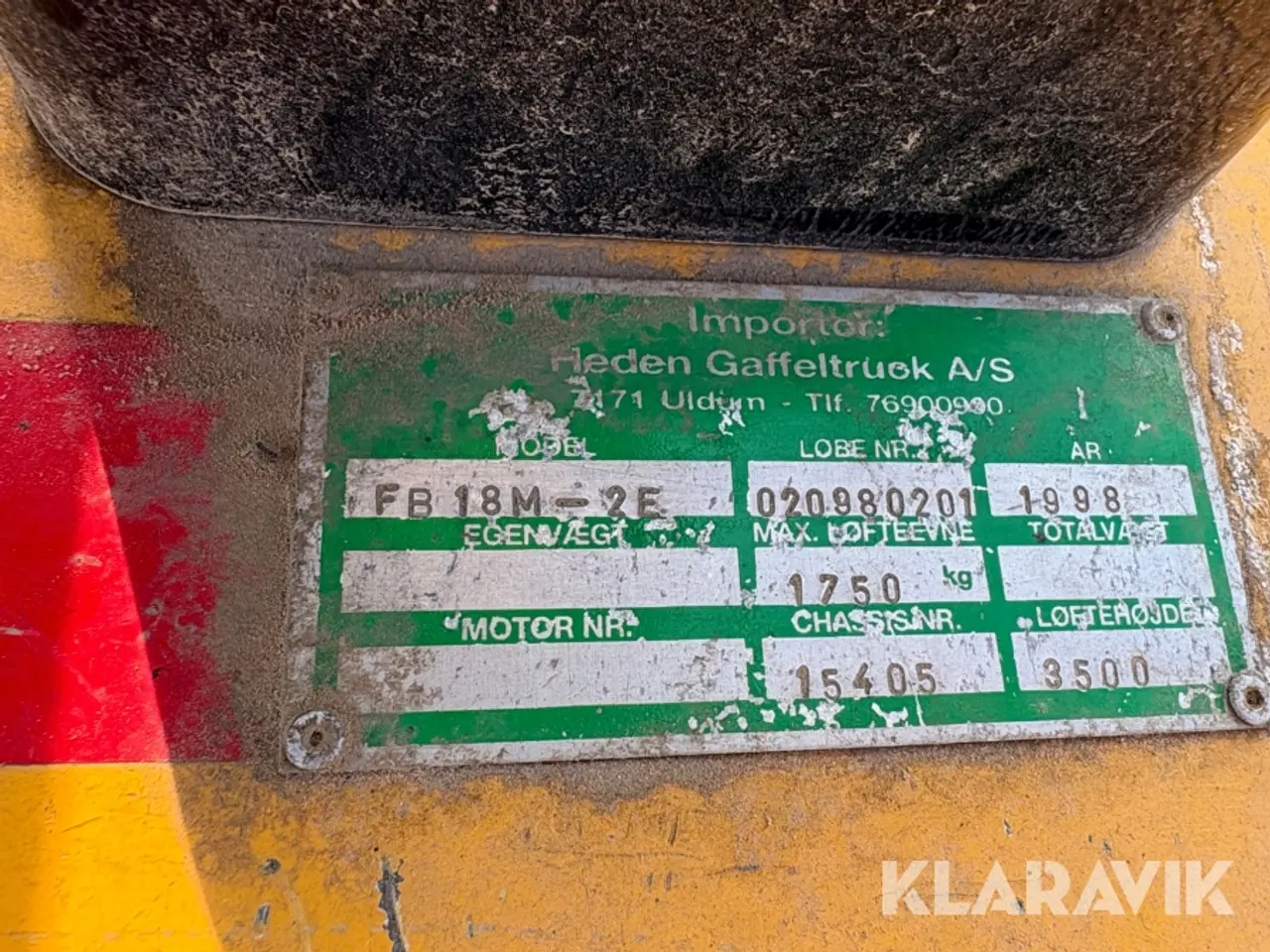Billede 12 - Truck Komatsu FB 18M - 2E