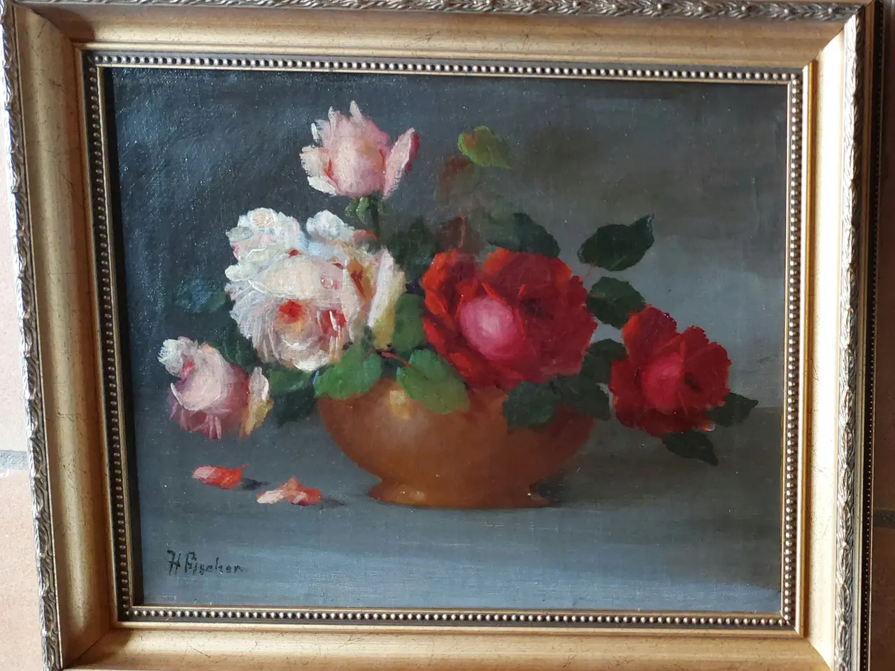 Billede 1 - HOLGER FISCHER - ( 1889 - 1955 ) - oliemaleri