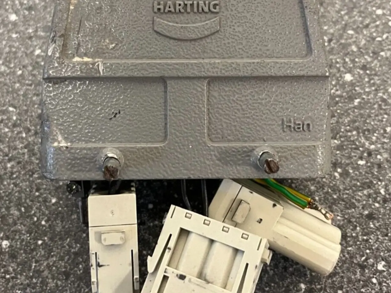 Billede 1 - Harting Han stik med blandet Power & Data Modules