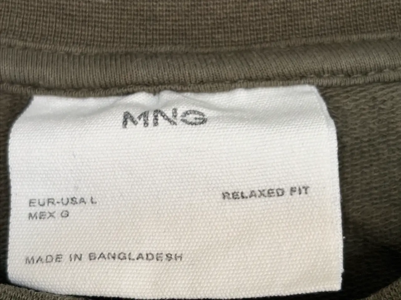 Billede 5 - MNG (Mango) Sweatshirt – Khaki/Oliven