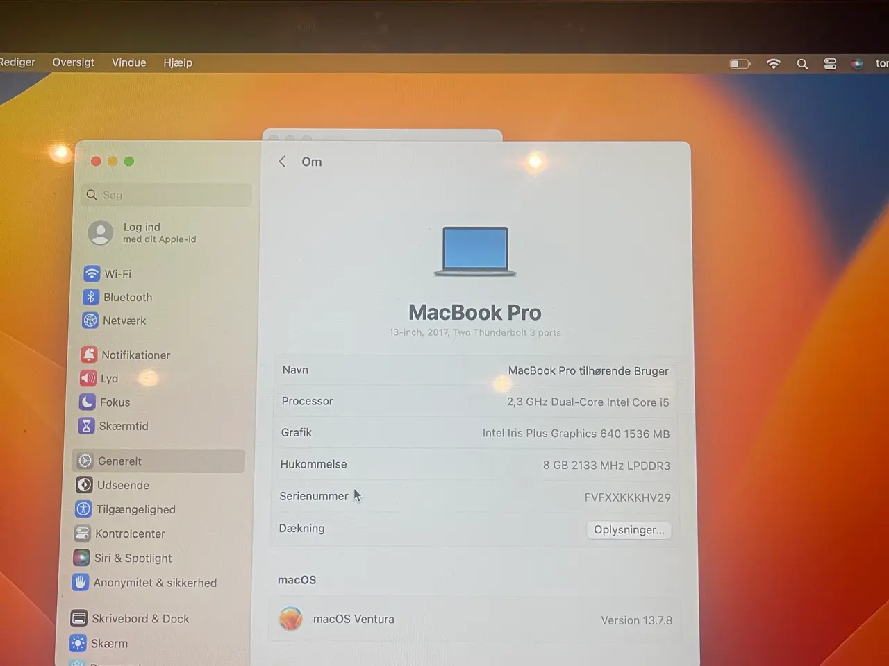 Billede 2 - MacBook Pro 13,3