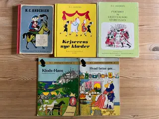 Fem fine og sjældne H. C. Andersen billedbøger