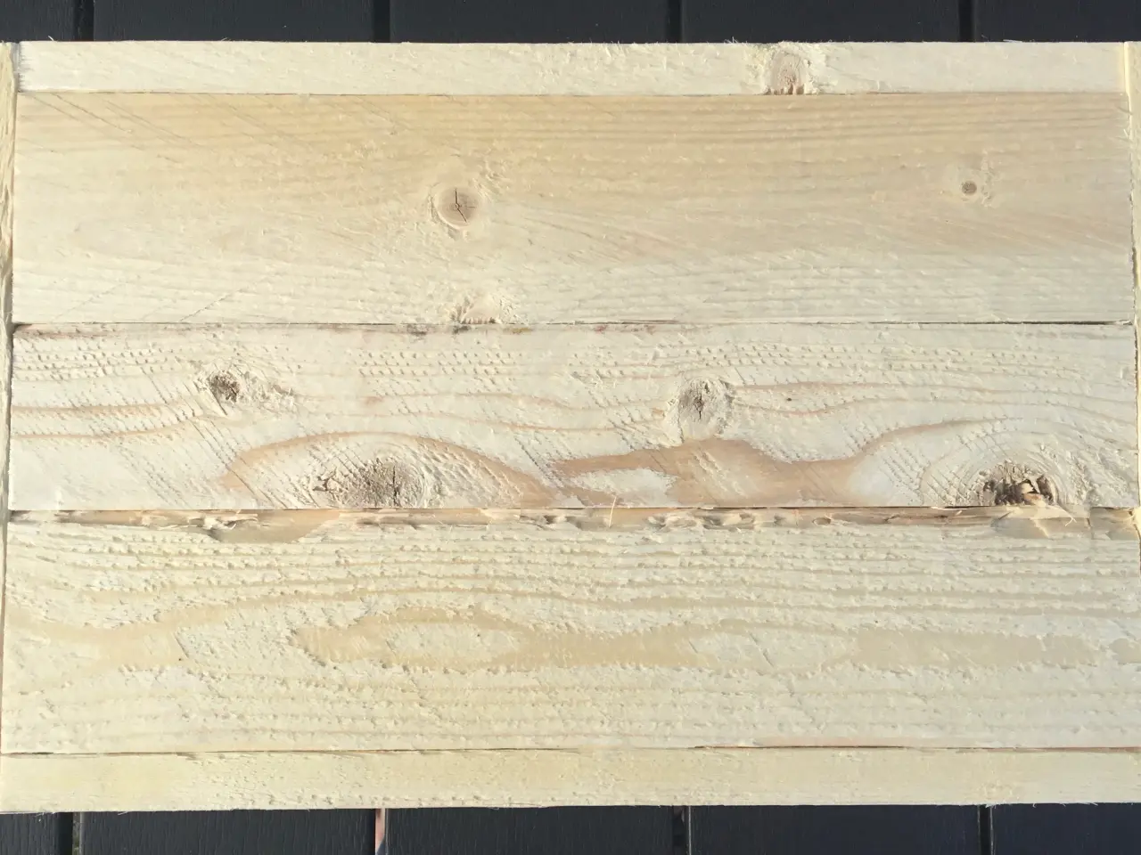 Billede 5 - Træ kasse / bakke genbrugstræ fyr 40,1 x 24,9