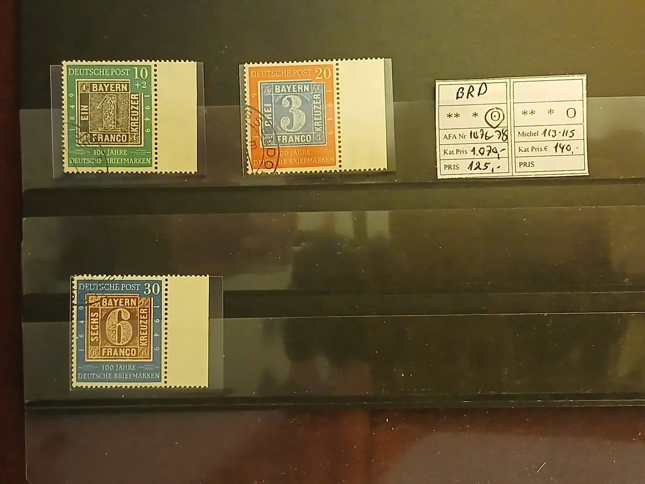 Billede 2 - Vesttyskland (402) Komplet Frimærkets dag 1949