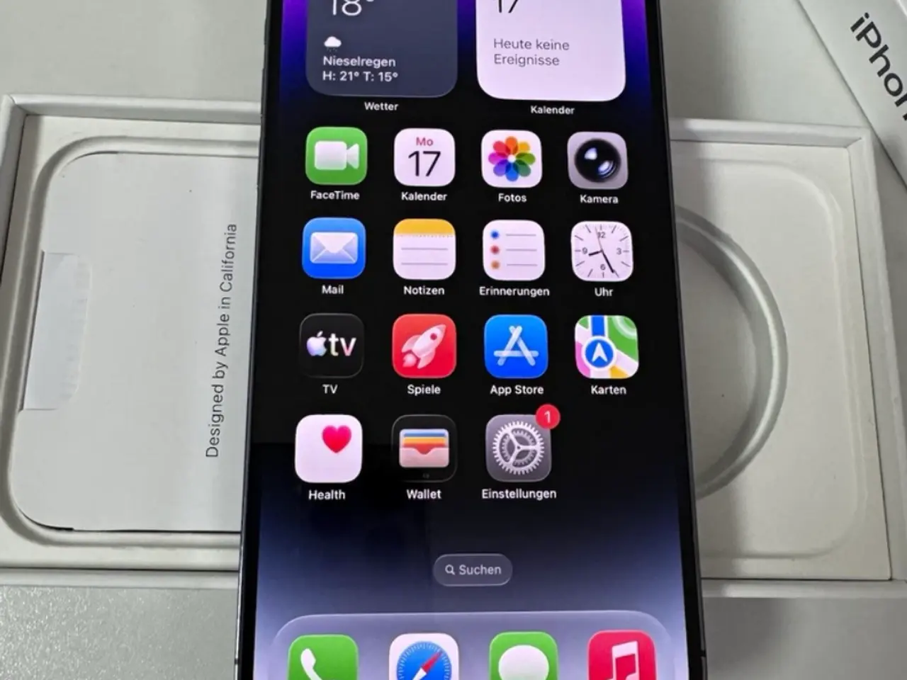 Billede 1 - iPhone 14 Pro 128GB Deep Purple
