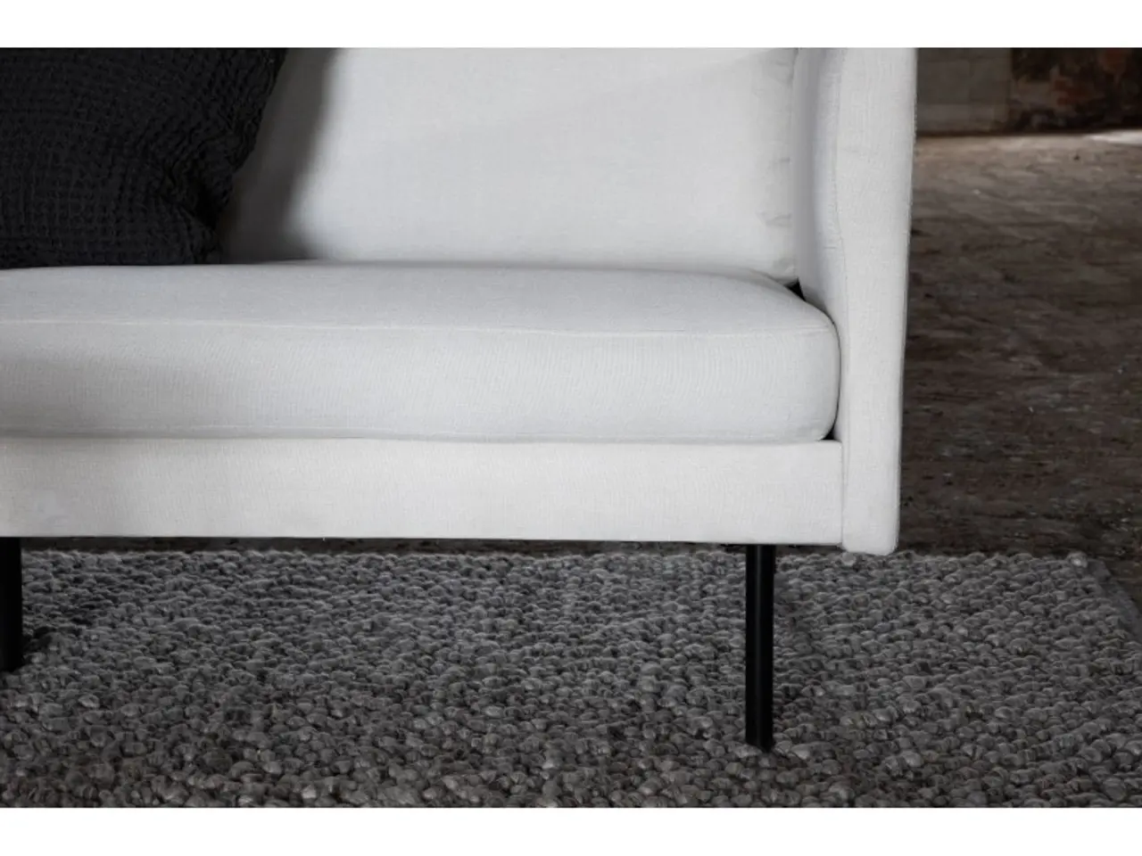 Billede 10 - Zoom 3 personers Sofa - Sort og Lys beige