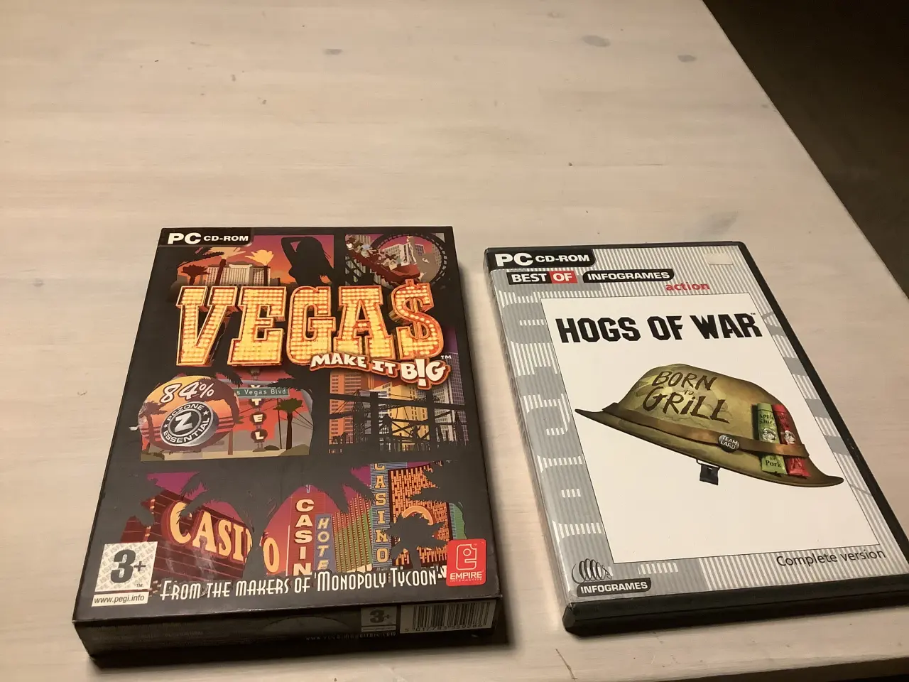 Billede 1 - Vegas make it Big og Hogs of war pc spil