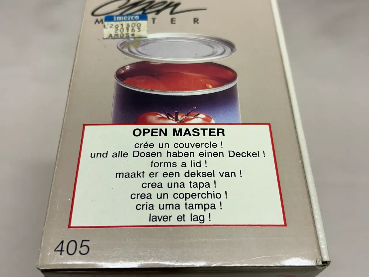 Billede 4 - Moulinex Open Master – Helt ny/ubrugt vintage dåse