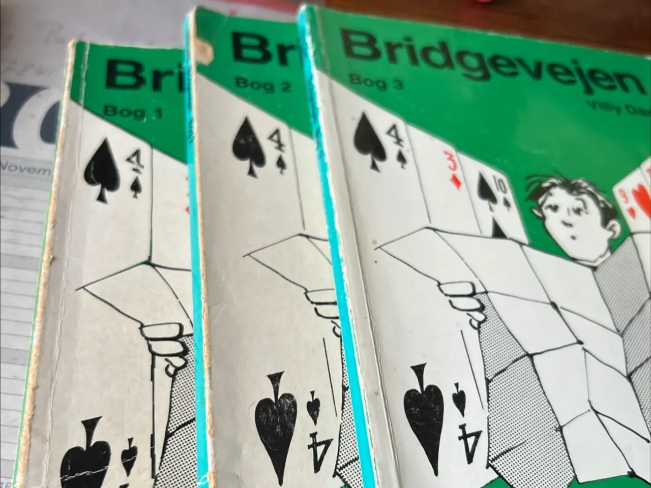 Billede 2 - Tre lærebøger Bridgevejen af Willy Dam