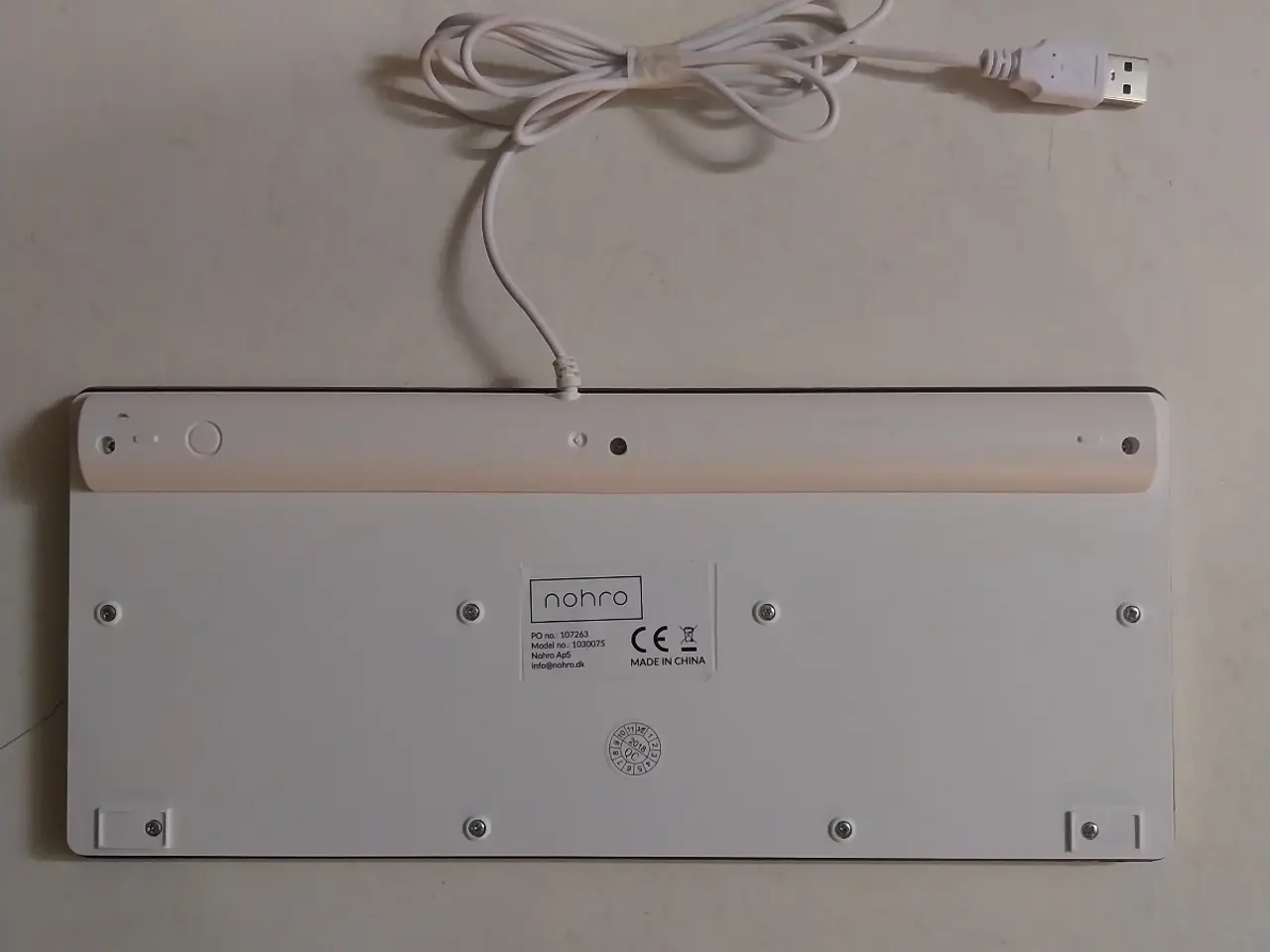 Billede 5 - Nohro tastatur med ledning 