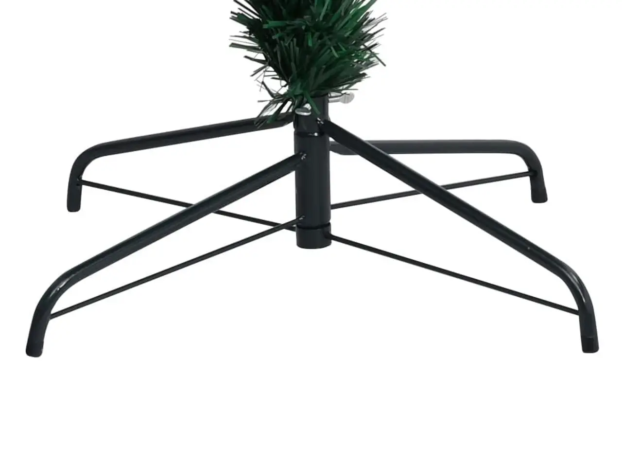 Billede 6 - Kunstigt juletræ med juletræsfod 150 cm fiberoptik grøn