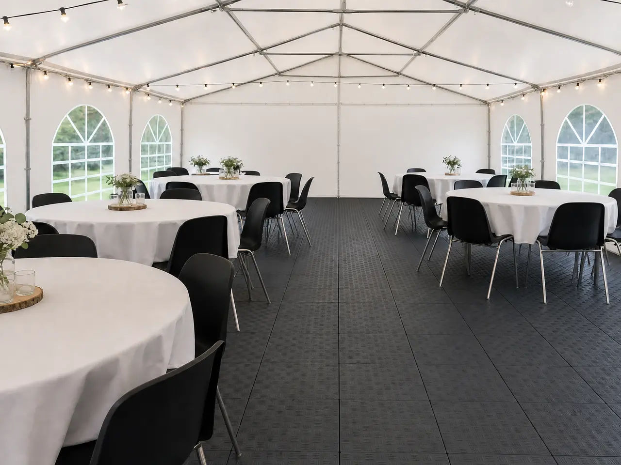 Billede 3 - Telt, 6x12, 6x10, 6x8, 6x6 meter - Udlejning