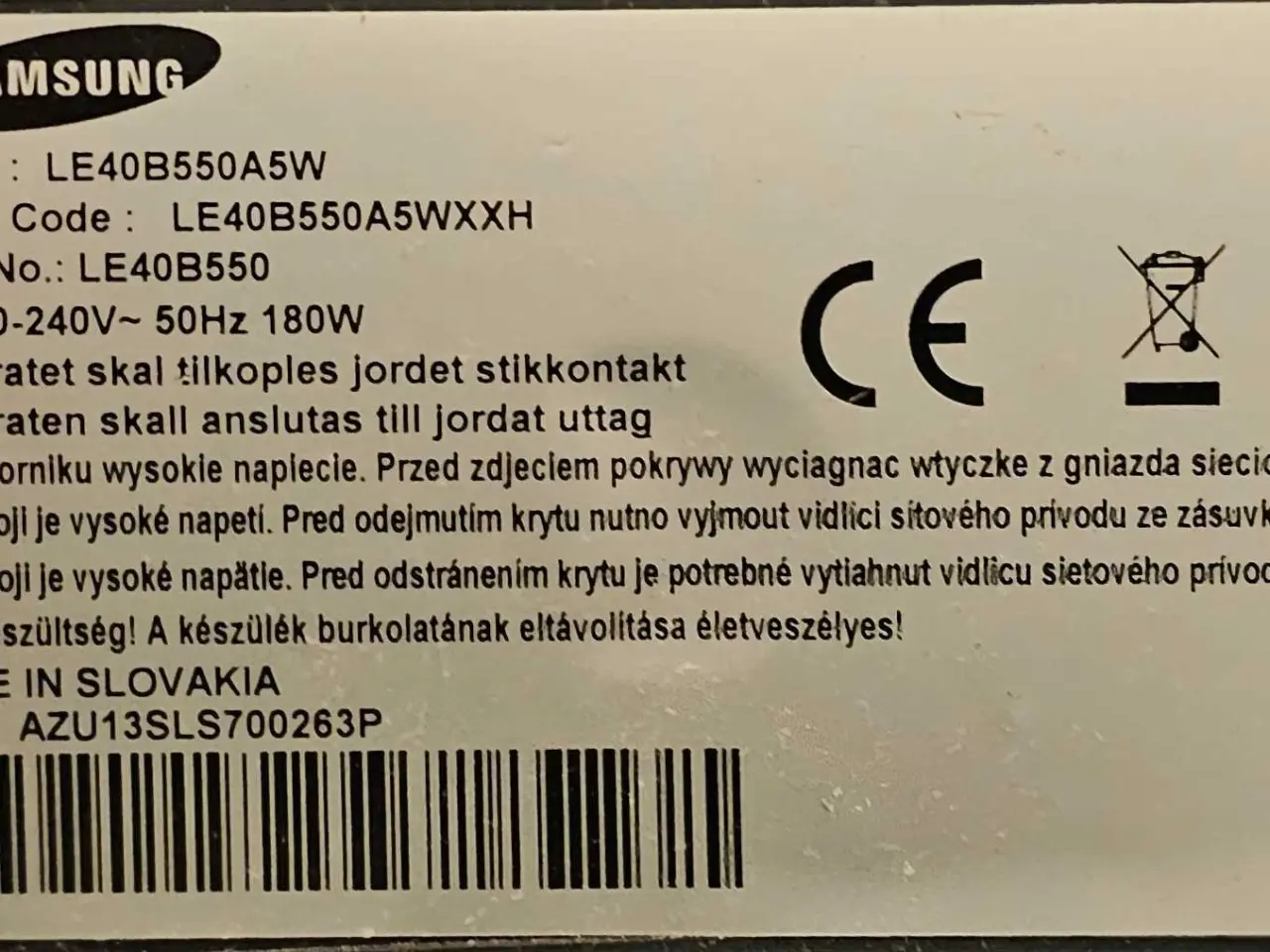 Billede 3 - Fladskærm Samsung
