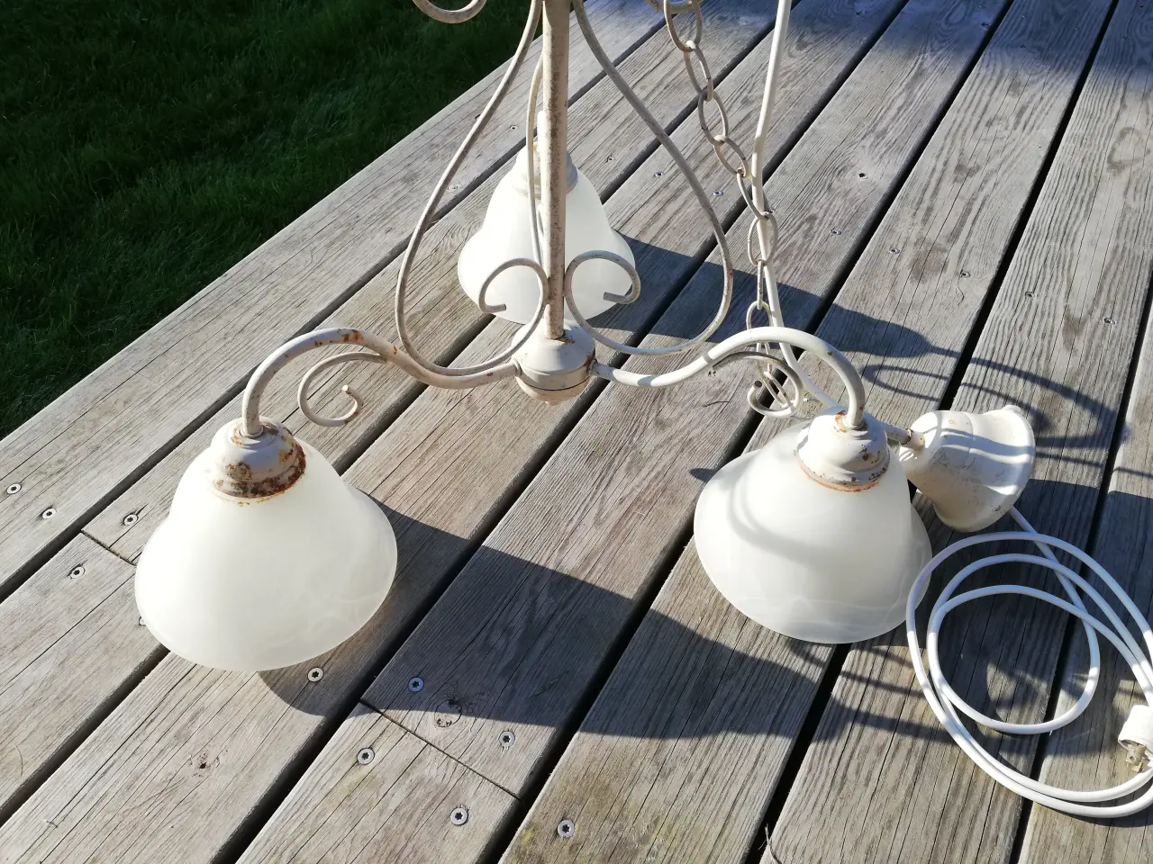 Billede 2 - 2 stk.loftslamper i retro stil