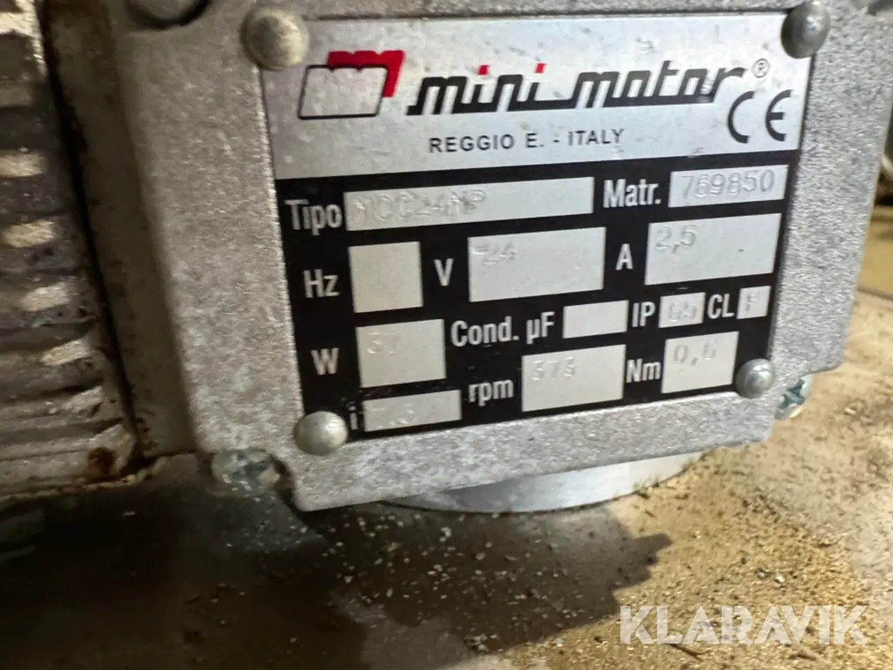 Billede 4 - Industri omrører Mini motor Mcc24mp