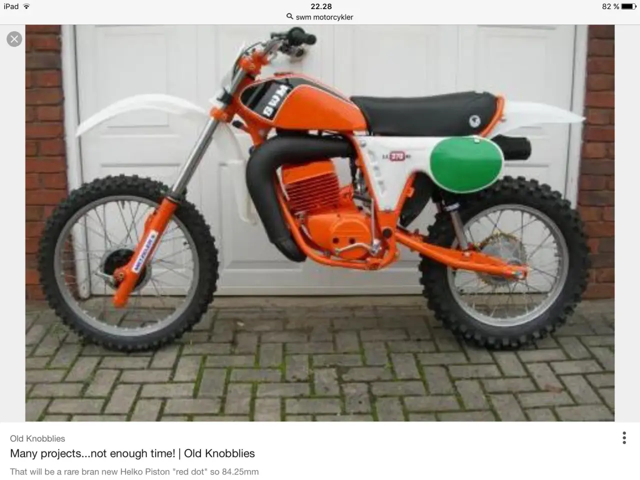 Billede 1 - Gammel crosser med rotax motor købes .