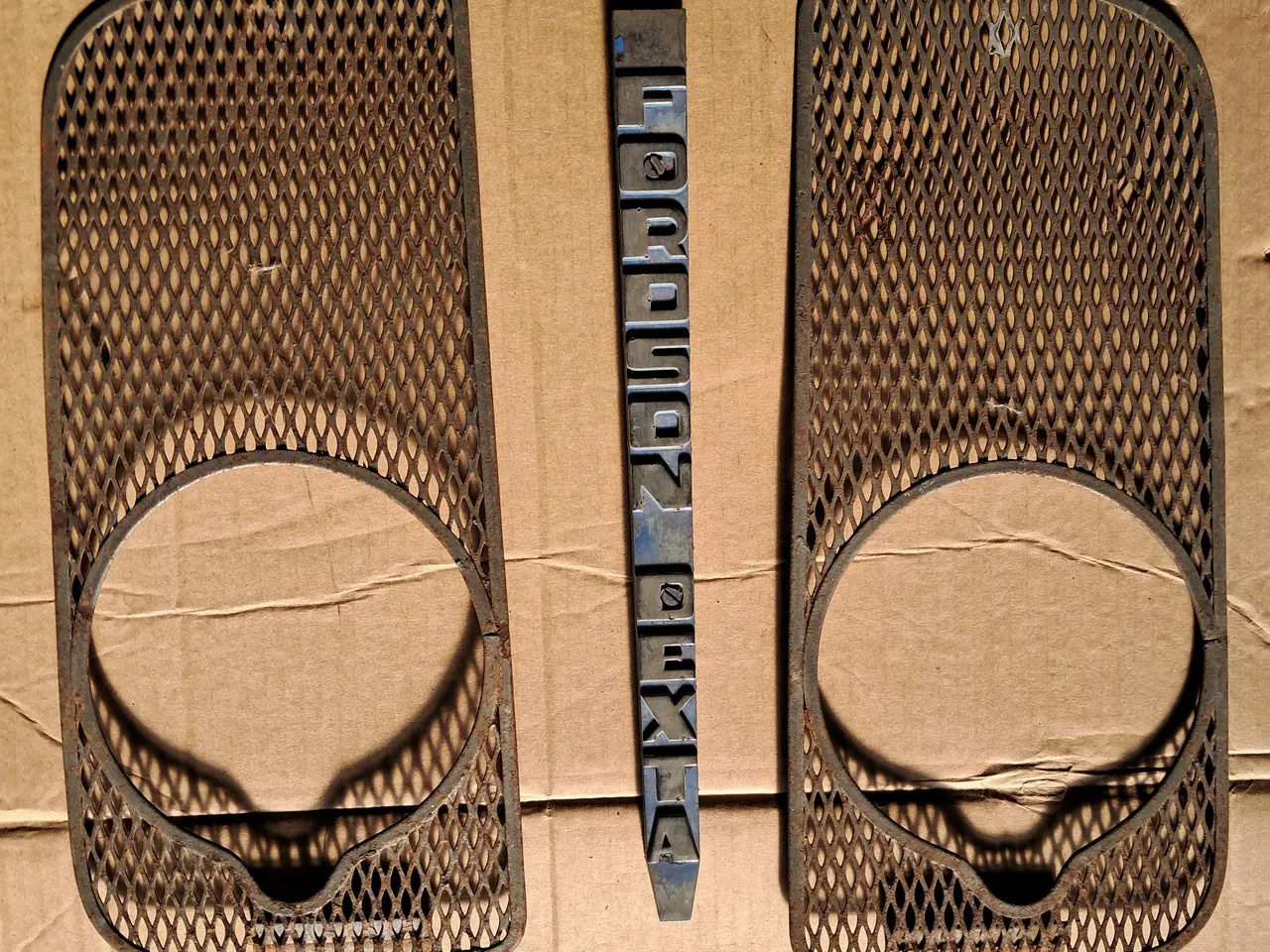 Billede 1 - Ford DEXTA. Kølergitter og Logo.