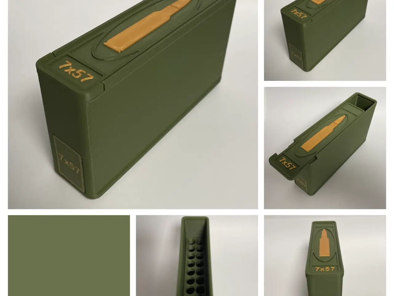 Billede 6 - Ammo bokse – 6-pack – flere kalibre - pris/stk