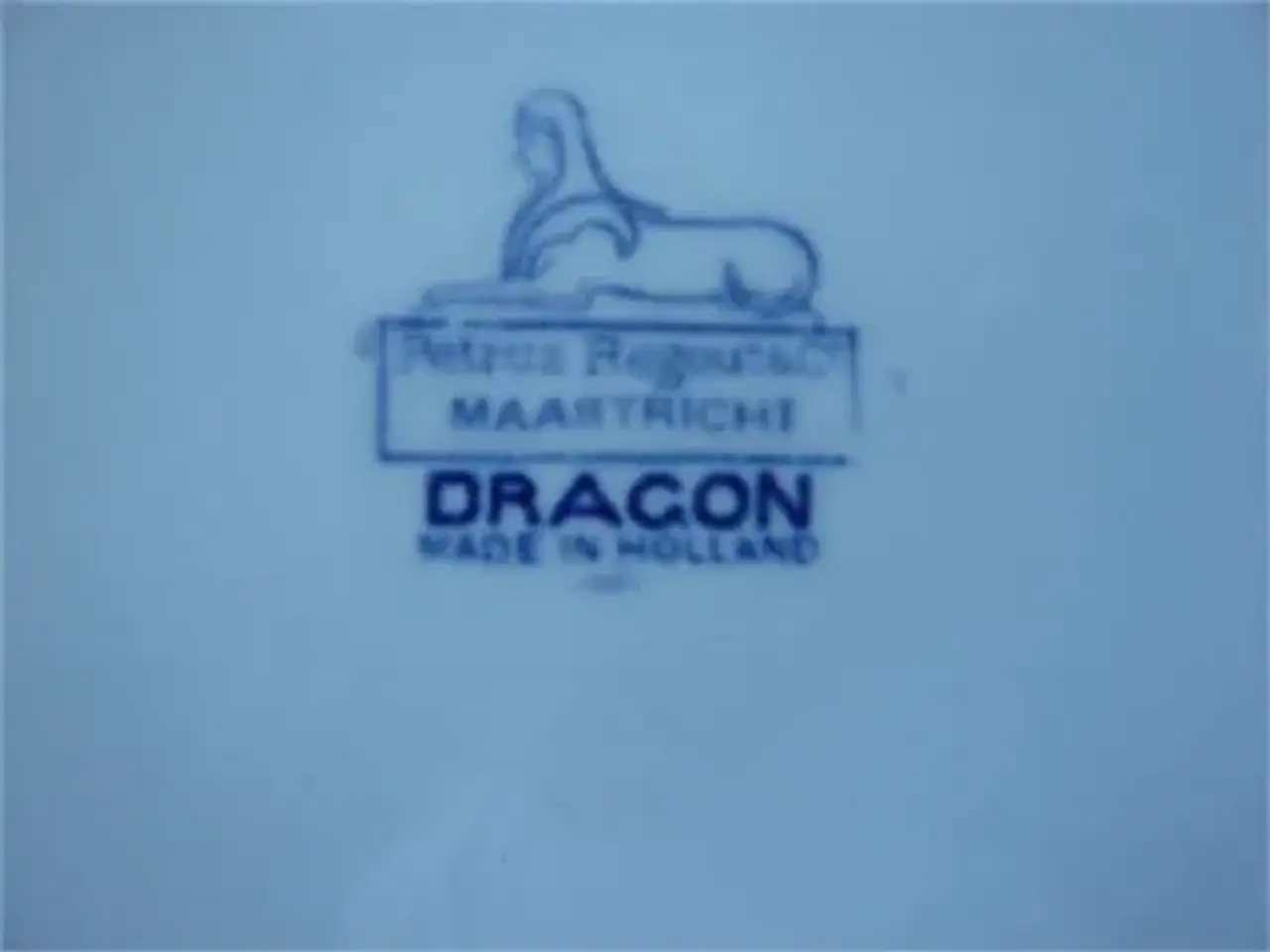 Billede 2 - Antik Petrus Regout Maastricht - Dragon