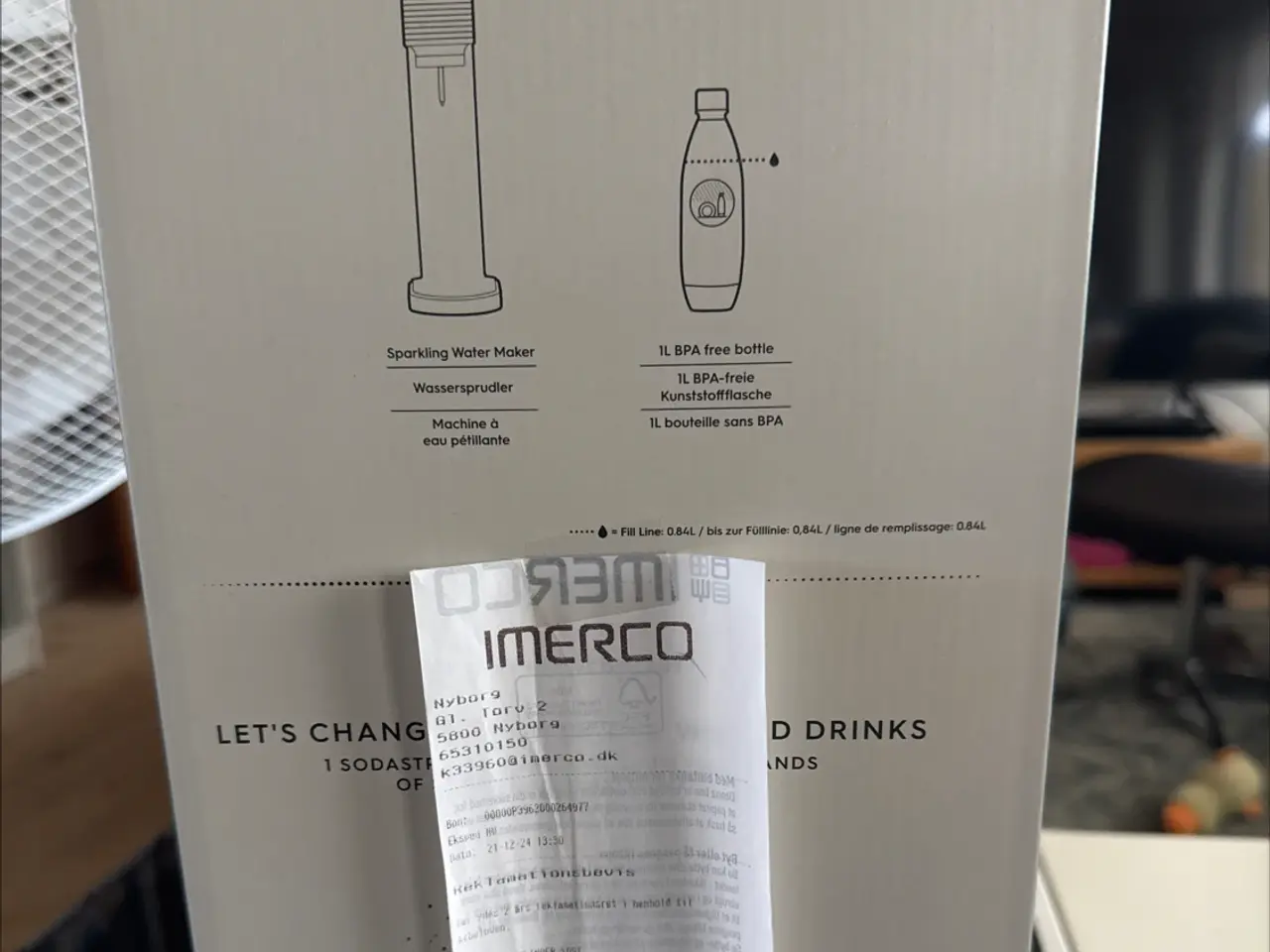 Billede 2 - SodaStream Gaia Sodavandsmaskine Sort + Quick Conn