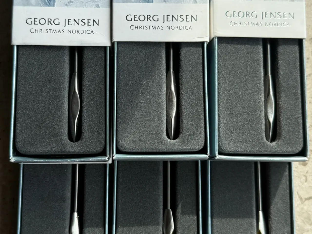 Billede 11 - 6 Georg Jensen Nordic Christmas lysholder