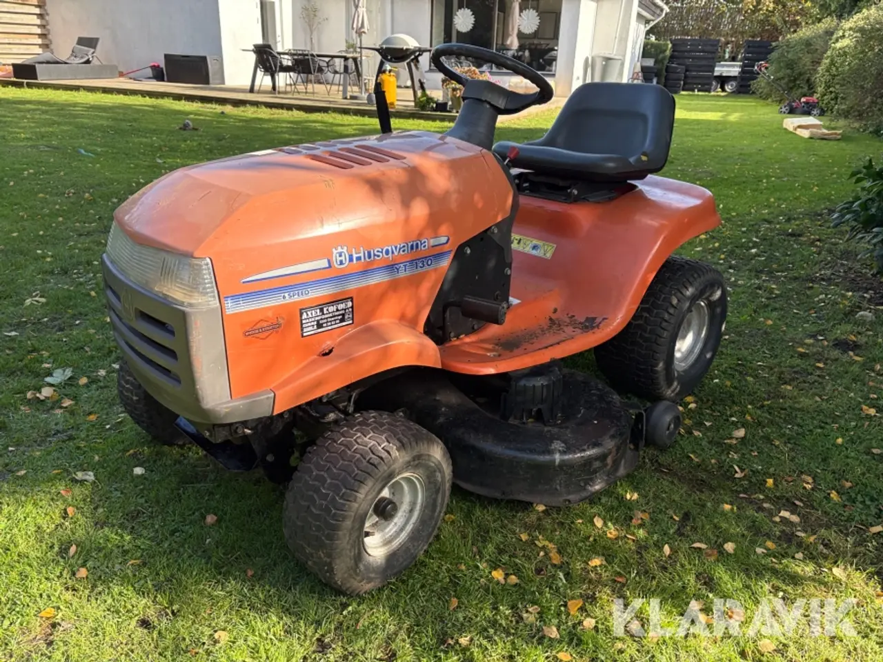 Billede 1 - Græsslåmaskine Husqvarna YTH130