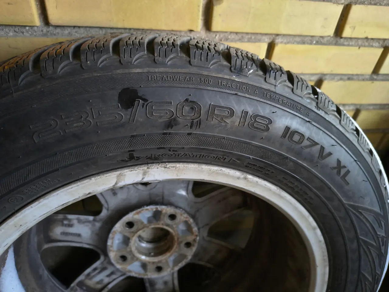 Billede 5 - Vinterhjul på alu 235/60 R18