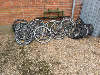 34 blandet hjul med indvændige gear
