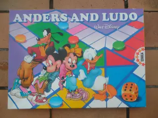 Anders And Ludo Brætspil fra 80'erne