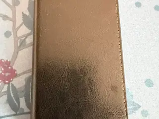 Sort cover i ægte læder til Iphone 17 Pro