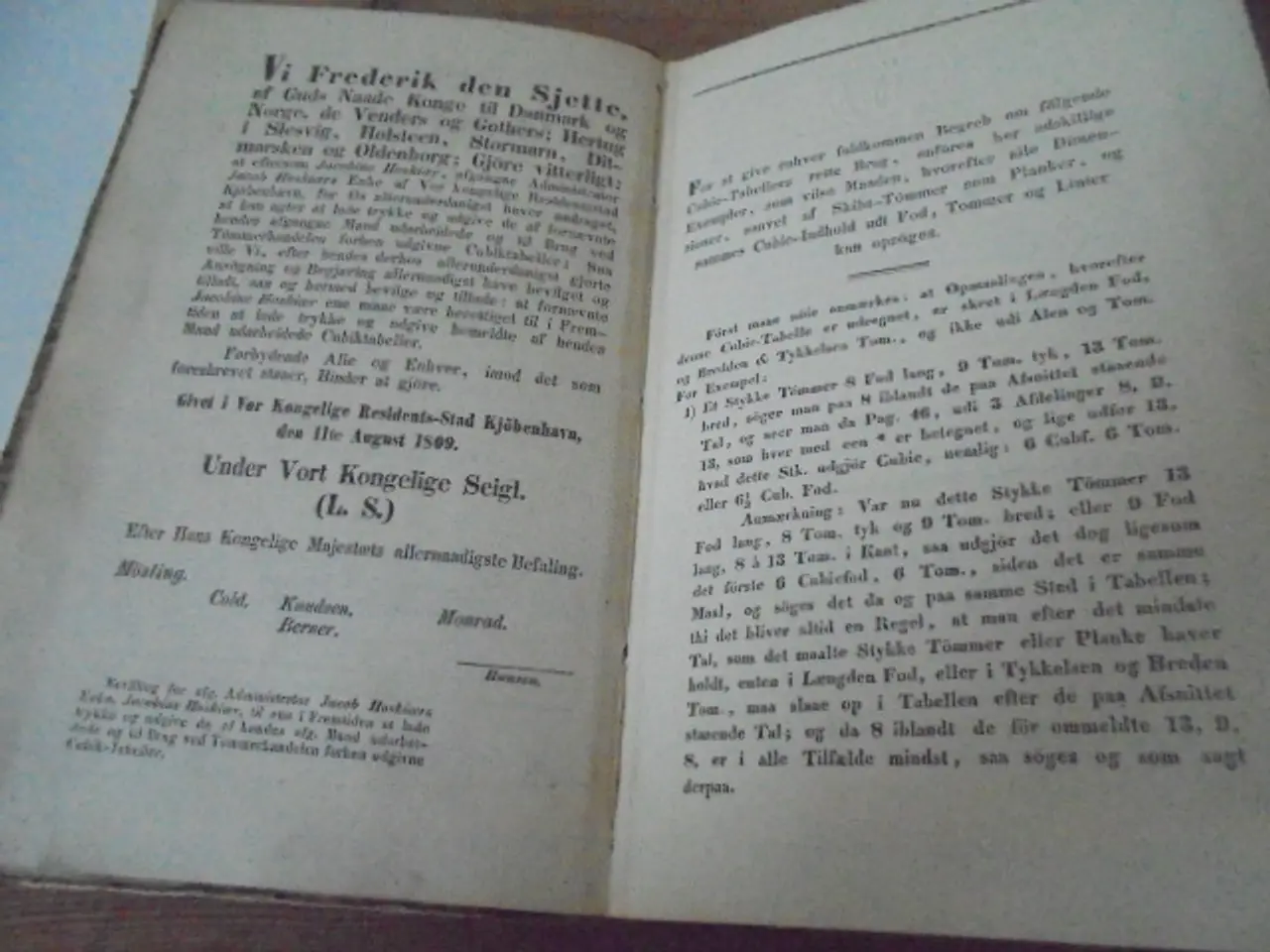 Billede 4 - Cubic-tabeller – udgivelse fra 1823