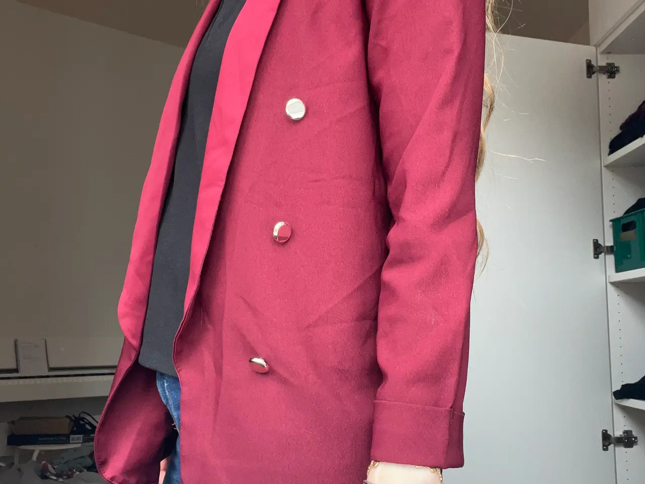 Billede 3 - Bordeauxrød blazer fra Today