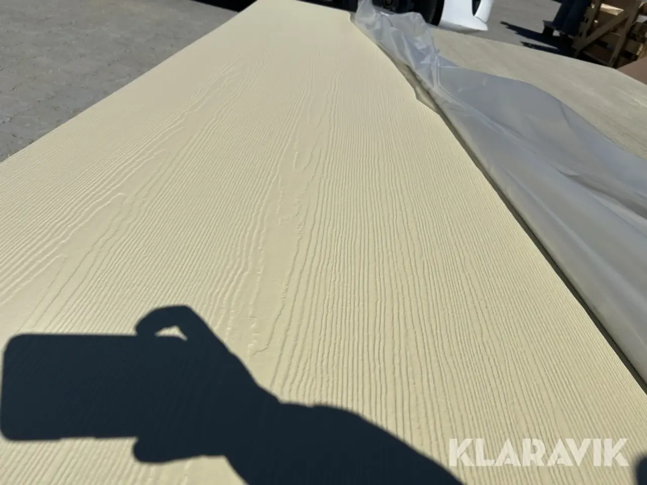 Billede 4 - Facadepaneler James Hardie HardiePanel Cedar Woodland Cream 10 plader