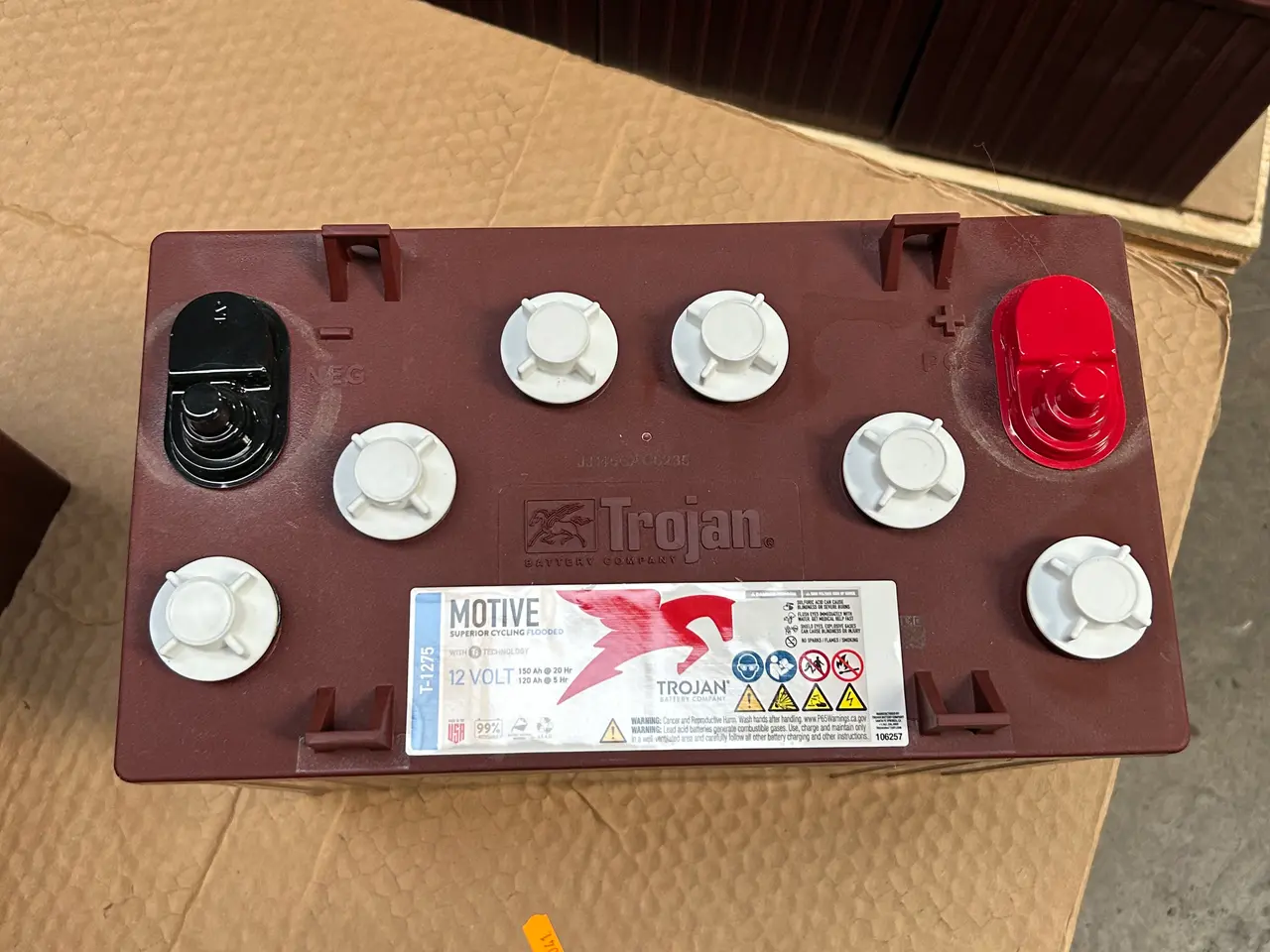 Billede 2 - Traktionsbatterier TROJAN MOTIVE T‑1275
