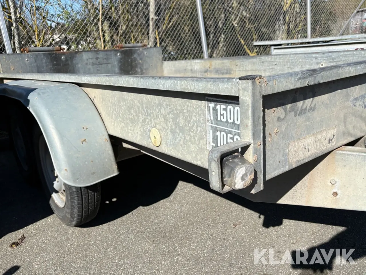 Billede 12 - Maskintrailer Brenderup 1503 med tip-funktion