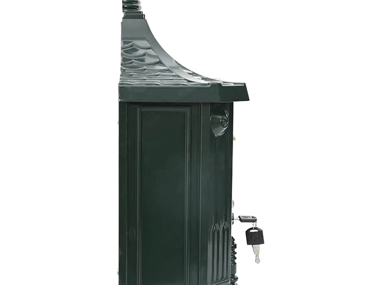 Billede 7 - Væghængt postkasse grøn 40,5 x 16 x 45 cm