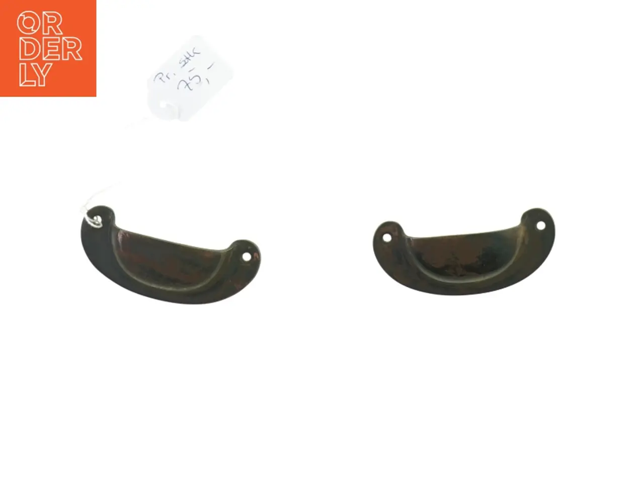 Billede 3 - Metal greb til skuffe fra Knager (str. 9 x 3 cm)