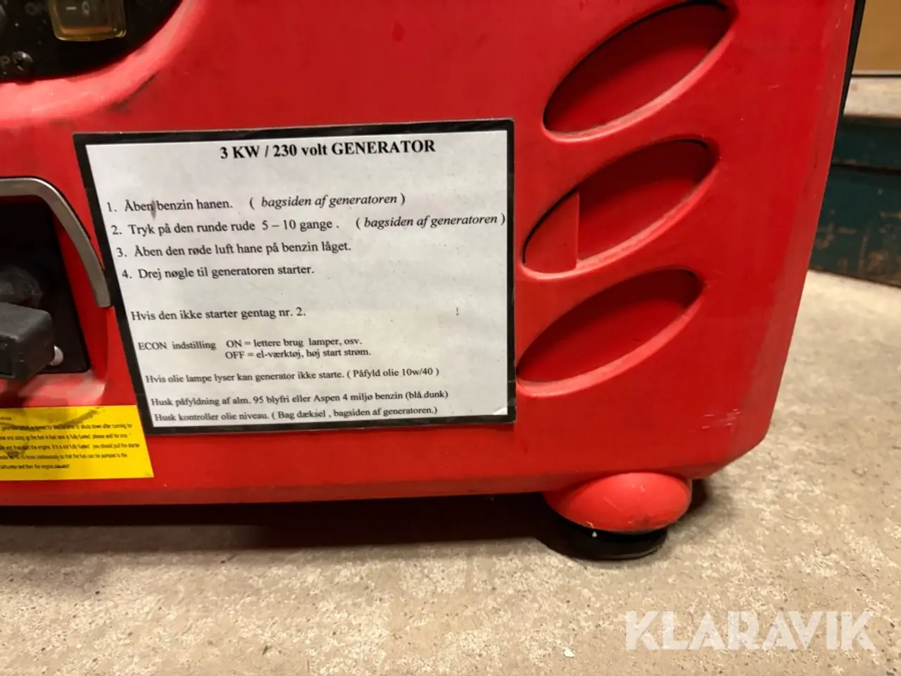 Billede 7 - Generator Ukendt 3000 ER