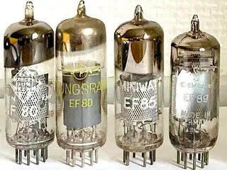 Radiorør EF80, EF85, EF89