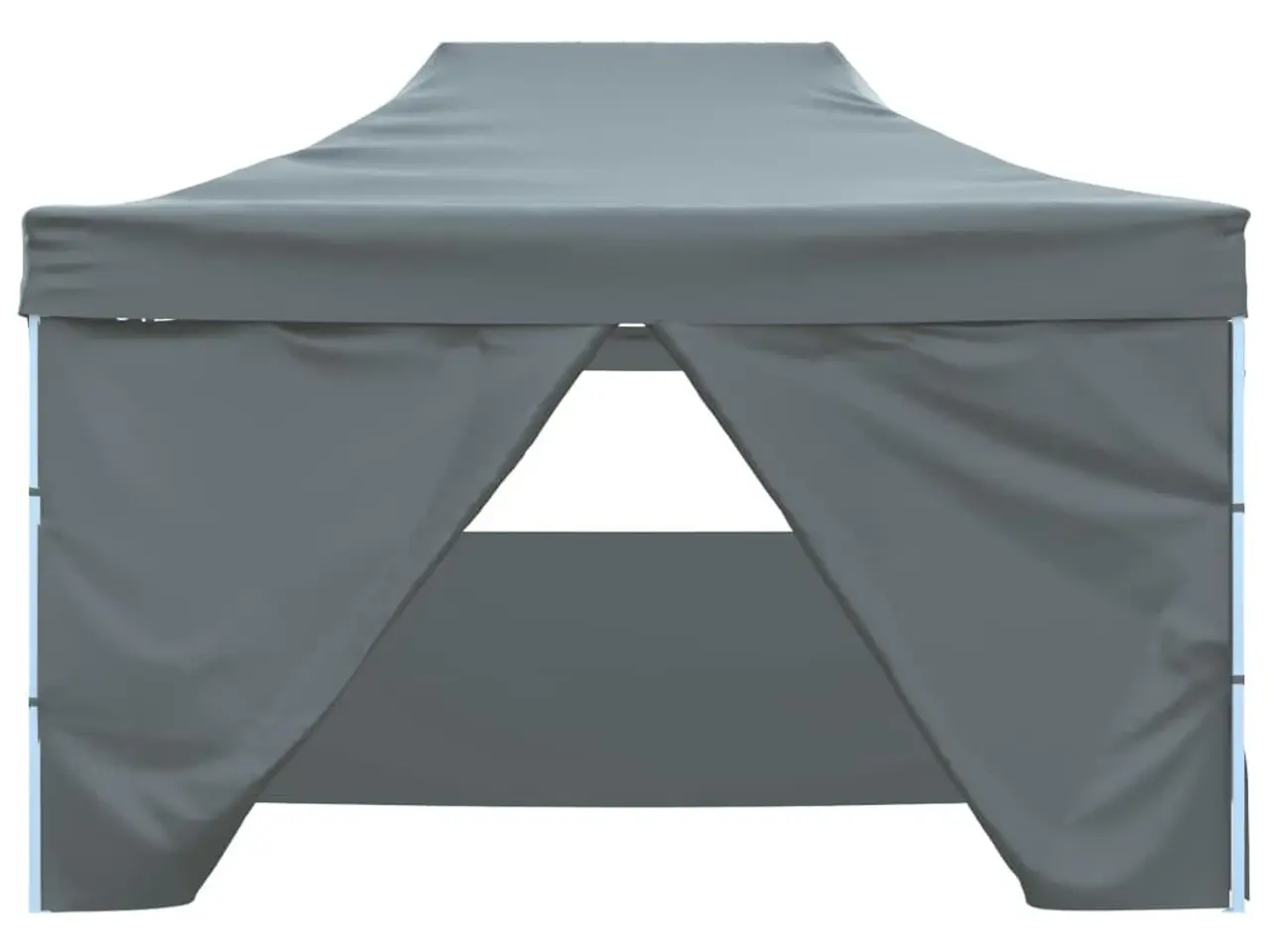 Billede 3 - Foldbart pop-up festtelt med 4 sidevægge 3 × 4,5 m - antracitgrå