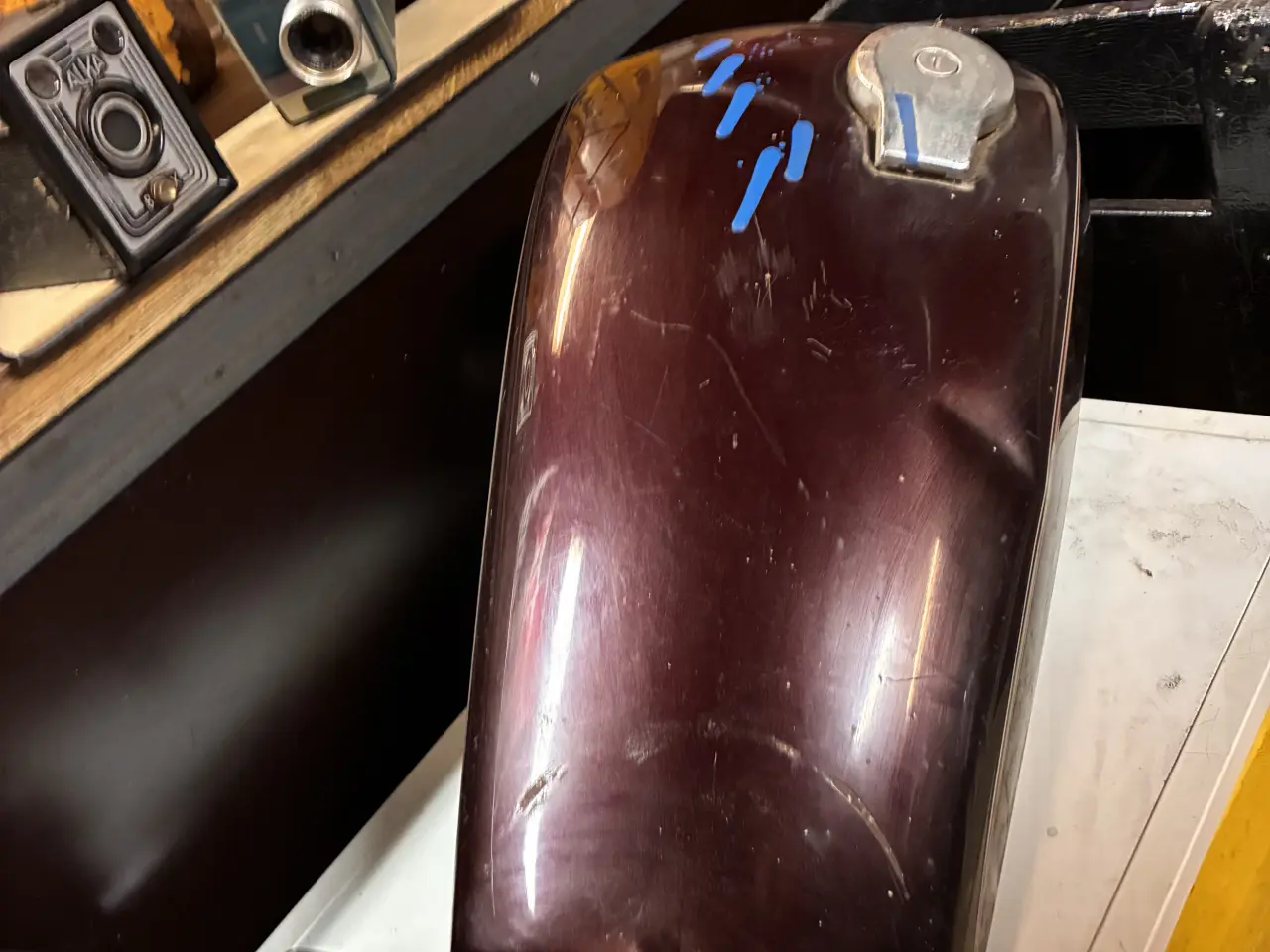 Billede 2 - Yamaha 125 SR Benzintank 