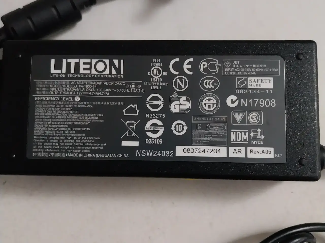 Billede 4 - Liteon computer oplader