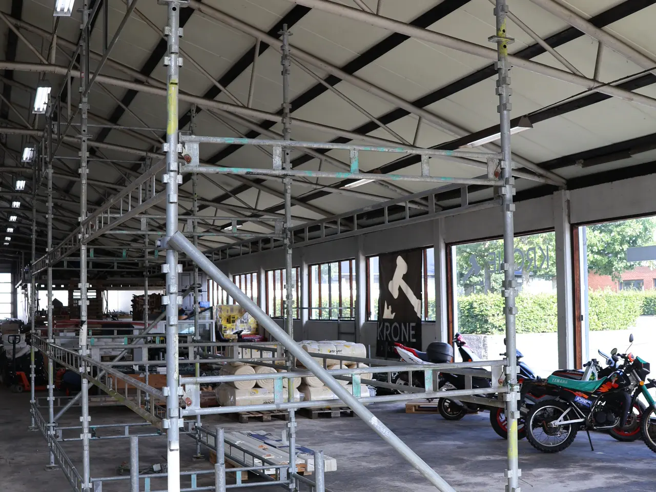 Billede 4 - Galvaniseret Haki/facade stillads