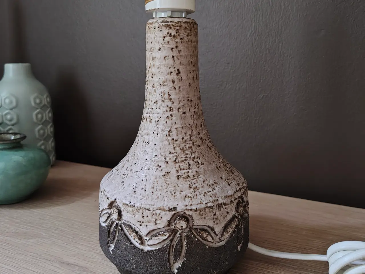 Billede 1 - Flot Løvemose bordlampe