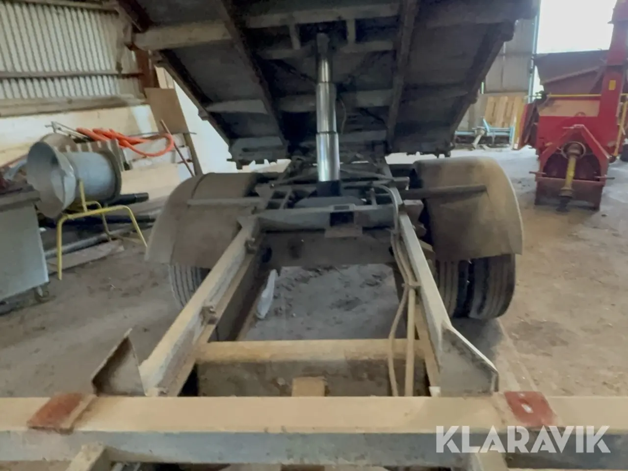 Billede 11 - Landbrugsvog / kornvogn med hydraulisk tip-lad - 1 akslet