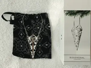 Rosendahl Karen Blixens Jul – forsølvet kræmmerhus i original æske